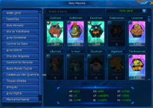 Conta Ladmo Mid Game Server Omegamon - Digimon Masters Online