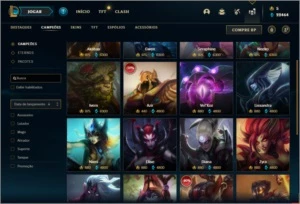 Conta ouro 4 com 135 champs e 69 skins + 380K de Yasuo - League of Legends LOL