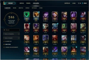 Conta League of Legends Platina 2 LOL