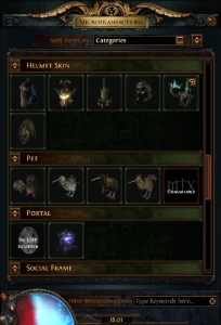 Conta Path of exile 1/2 vaal supporter pack com 810 points - Path of Exile 1 e 2