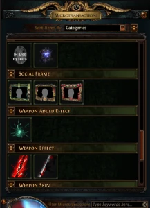 Conta Path of exile 1/2 vaal supporter pack com 810 points - Path of Exile 1 e 2