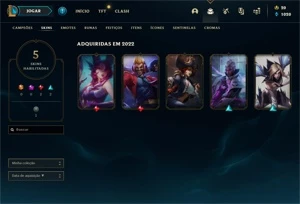 Conta League of Legends, diamante 4, nível 60. +info na desc LOL
