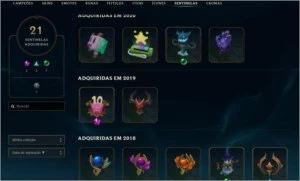 CONTA ALL CHAMPIONS, UNRANKED, 189 SKINS - League of Legends LOL