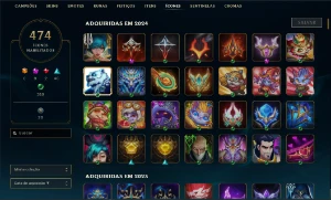 Conta League Of Legends - Nível 707, 913 Skins LOL