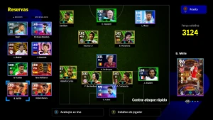 conta de pc painel da stean com lendarios - eFootball PES