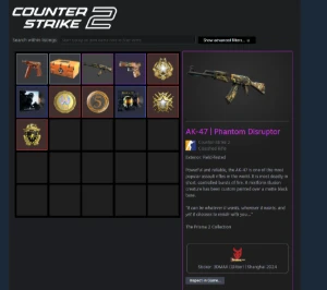 Conta Steam Com Prime E Medalhas + Ak Disruptor
