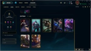 CONTA LEVEL 34, OURO 5, 49 CHAMPS - League of Legends LOL