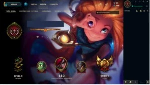 CONTA LEVEL 34, OURO 5, 49 CHAMPS - League of Legends LOL