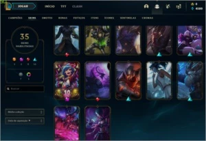 Conta League of Legends platina 4 LOL