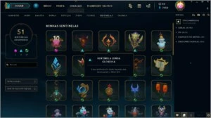 Conta LOL LVL 249, 665 skins - League of Legends
