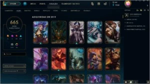Conta LOL LVL 249, 665 skins - League of Legends