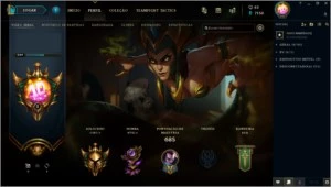 Conta LOL LVL 249, 665 skins - League of Legends