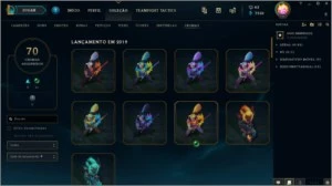 Conta LOL LVL 249, 665 skins - League of Legends