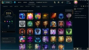 Conta LOL LVL 249, 665 skins - League of Legends