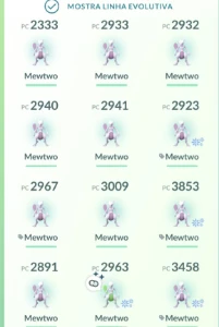 Pokémon Lendários, Shinies e Purificados (Mewtwo, Rayquaza,