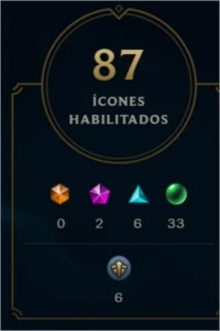 Conta LOL Diamante 1 SOLOQ Diamond 3 FLEX 100 skins - League of Legends