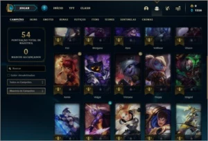 Conta bronze  3 com 10 skins e 27 champs - League of Legends LOL
