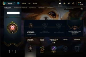 Conta bronze  3 com 10 skins e 27 champs - League of Legends LOL