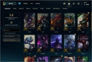 Conta bronze  3 com 10 skins e 27 champs - League of Legends LOL