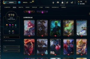 Conta Lol 2015, Full Champ 279 Skins Full Acesso Troca Email - League of Legends