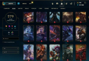 Conta Lol 2015, Full Champ 279 Skins Full Acesso Troca Email - League of Legends