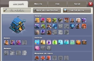 CONTA CV 12 4 ESTRELAS // SEMIFULL - Clash of Clans