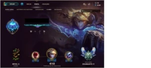 Conta League of Legends Diamante V LOL