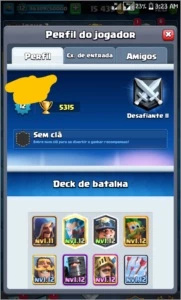 Conta clash royale nvl 12