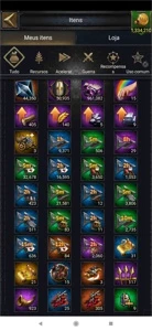 Conta de Clash of kings , indicada pra up ou farm - Outros
