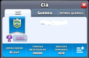 Clã Full Acesso - Clash Royale Ativo E Bem Evoluido