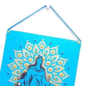 Quadro Mandala Iemanjá G - Artesanato e Personalizados