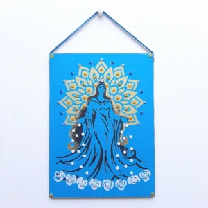 Quadro Mandala Iemanjá G - Artesanato e Personalizados