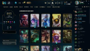 Conta Gold 223 Skins Todos os champs +15 Maestrias - League of Legends LOL