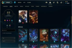 Conta League of Legends PLATINA V LOL