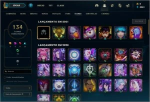 Conta League of Legends PLATINA V LOL