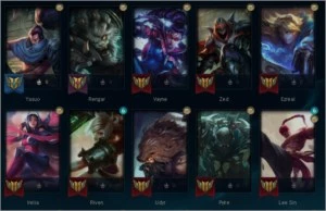 Conta League of Legends Platina 2 LOL