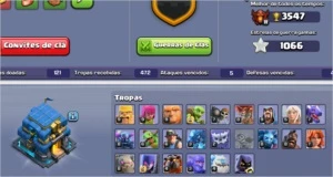 Vendo vila Clash of clans CV 12 qze full