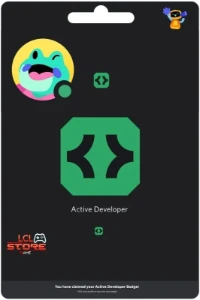 Discord Badge Active Developer Desenvolvedor Ativo - Others