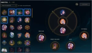CONTA LEAGUE OF LEGENDS (ELO PLAT, 10 SKINS, 40 CHAMPS) LOL