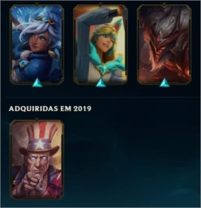 CONTA LEAGUE OF LEGENDS (ELO PLAT, 10 SKINS, 40 CHAMPS) LOL