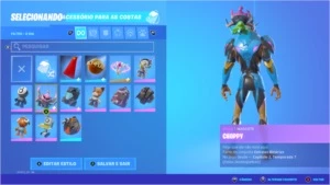 Vendo conta fortnite levei 106 1,100 v-bucks