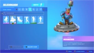 Vendo conta fortnite levei 106 1,100 v-bucks
