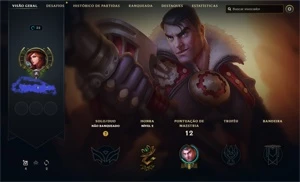 conta smurf - League of Legends LOL