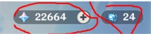 Conta Genshin Impact AR56 com gemas preço pra levar logo