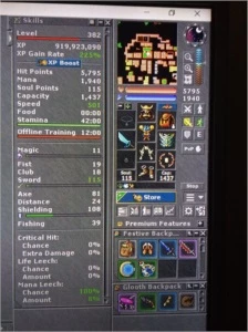 ELITE KNIGHT 380+ E RP 270+ - Tibia