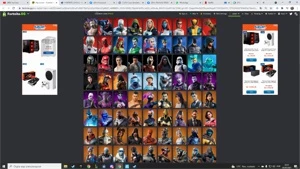 conta de fortnite muito dinheiro gasto 268 skins
