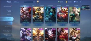 Vendo Conta MLBB com várias skins - Mobile Legends