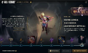 Conta + de 10 anos - Diamante 4 - League of Legends LOL