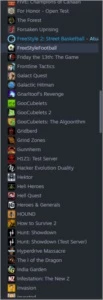 Conta steam LVL 37 com 100 jogos