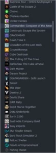 Conta steam LVL 37 com 100 jogos